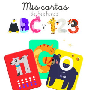 Mis cartas de texturas ABC y 123