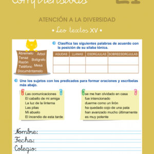 Lecturas comprensivas 21