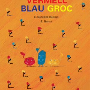 Vermell. blau i groc