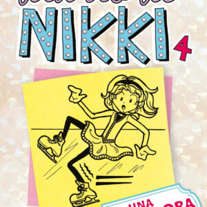 Una patinadora sobre hielo algo torpe