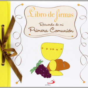 Libro de firmas:recuerdo de mi primera Comunión