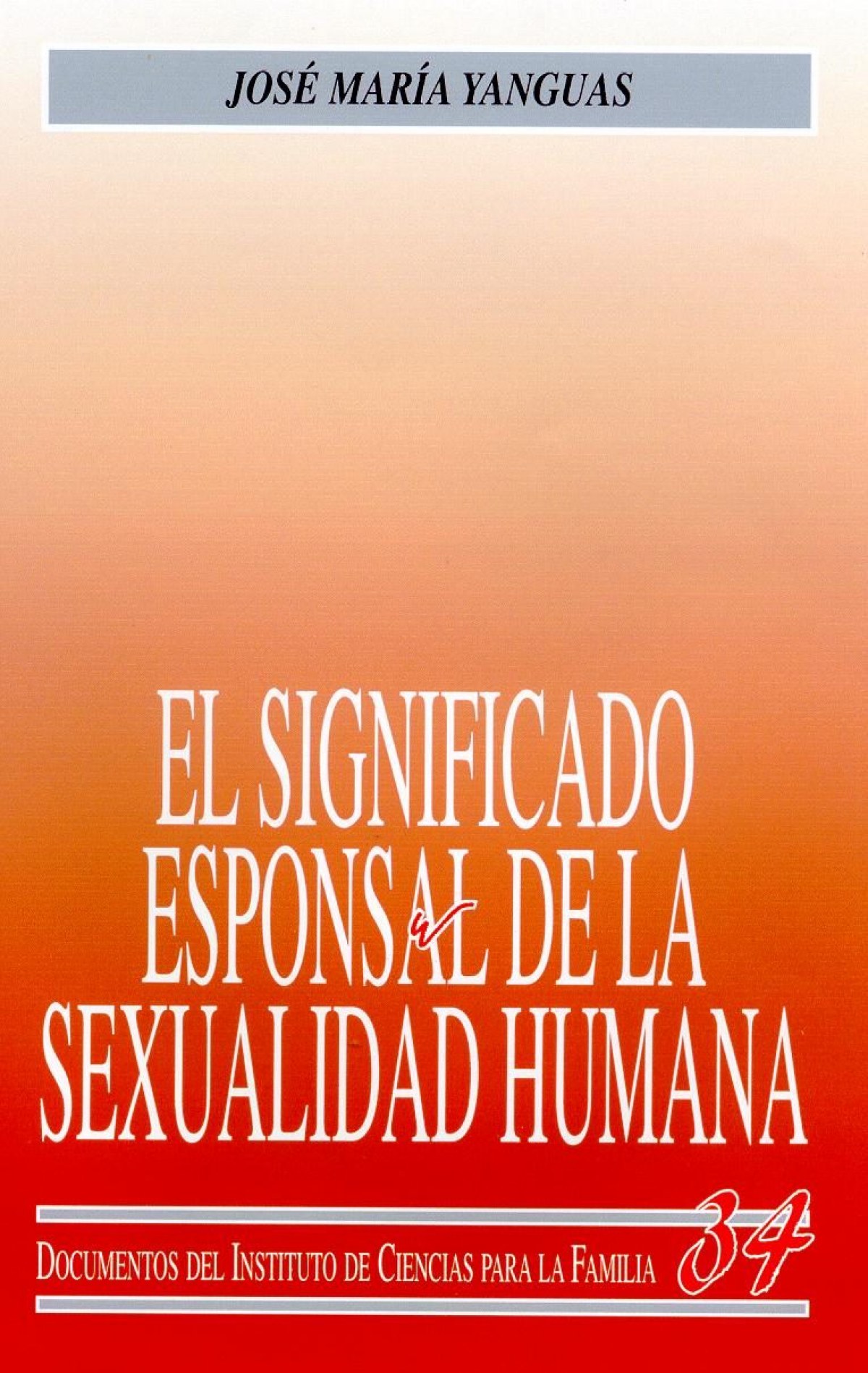 El significado esponsal de la sexualidad humana
