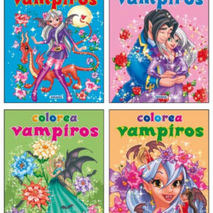 Colorea vampiros (4 Títulos)