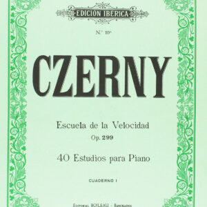 Escuela de la velocidad Op.299 Vol.I
