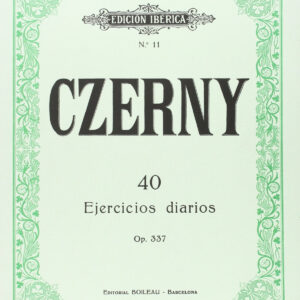 40 ejercicios  diarios op.337