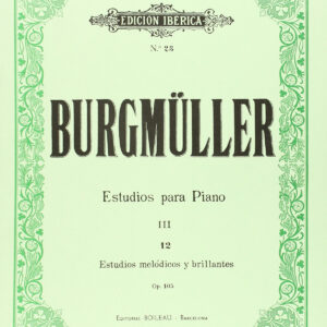 12 estudios mélodicos y brillantes op.105