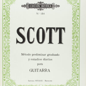 Método y estudios diarios para guitarra