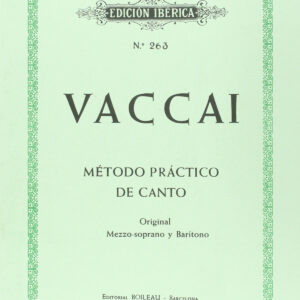 Método de canto (mezzosoprano y barítono)