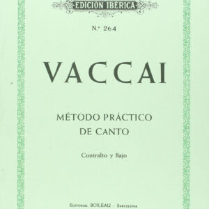Método de canto (contralto y bajo)
