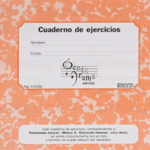 Pentagrama Escolar 4. CD + Cuaderno de ejercicios (C)