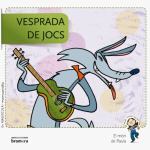 Vesprada de jocs.majuscula i manuscrita