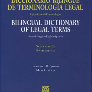Diccionario Bilingüe de terminología legal