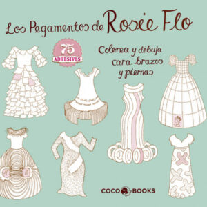 Pegamentos de rosie flo. colorea y dibuja