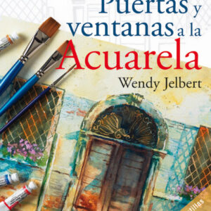 Preparado para pintar. puertas y ventanas a la acuarela