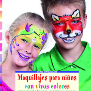 Maquillajes para niños con vivos colores
