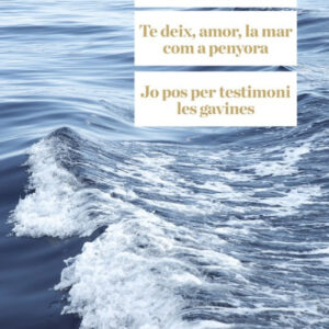 Te deix, amor, la mar com a panyora/Jo pos per testimoni