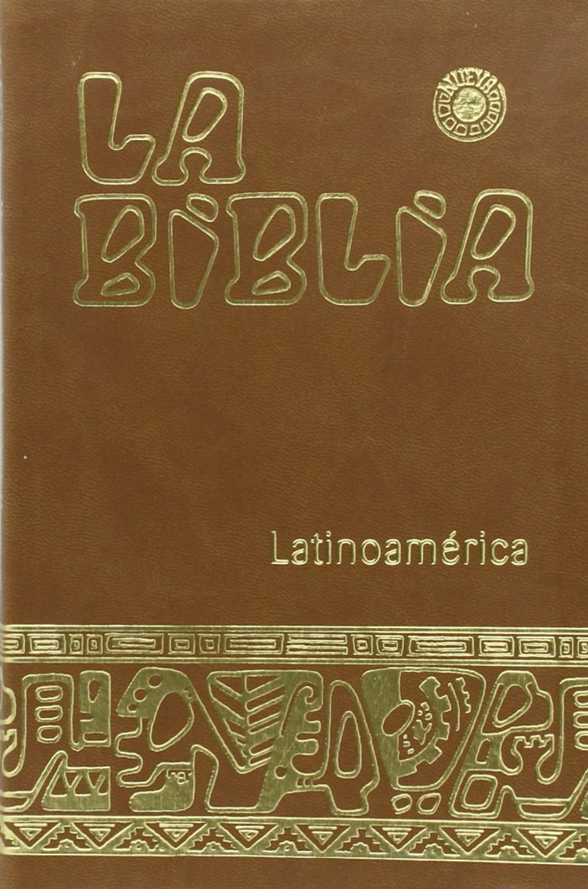 Biblia Latinoam. Ministro simil piel marron