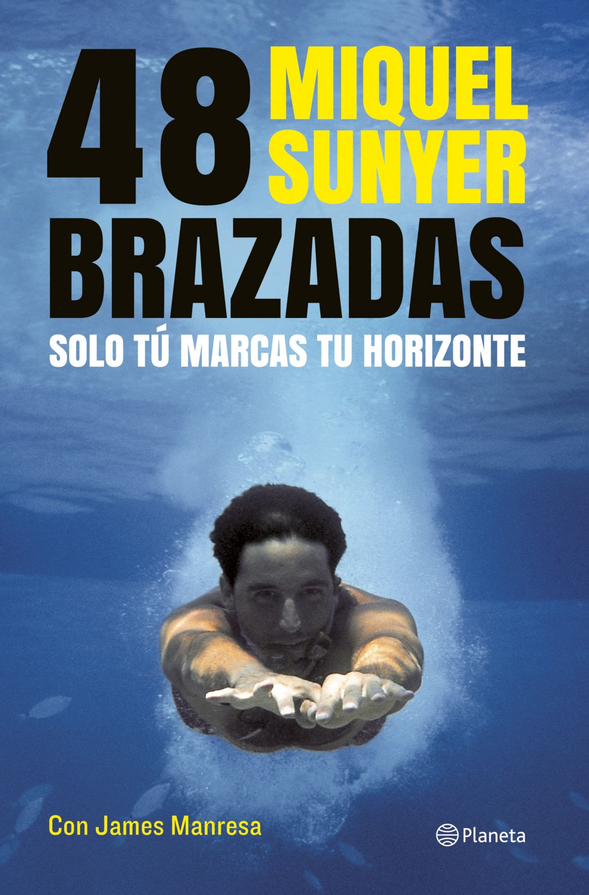 48 brazadas solo tu marcas tu horizonte