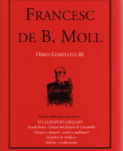 OBRES COMPLETES 3. FRANCESC DE B.MOLL