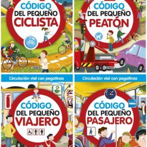 Circulación vial con pegatinas