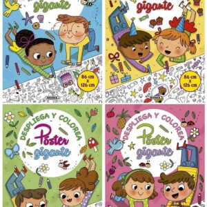DESPLIEGA Y COLOREA, PÓSTER GIGANTE