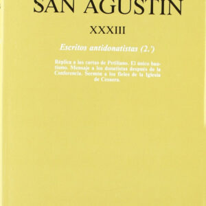 Obras completas San Agustin XXXIII