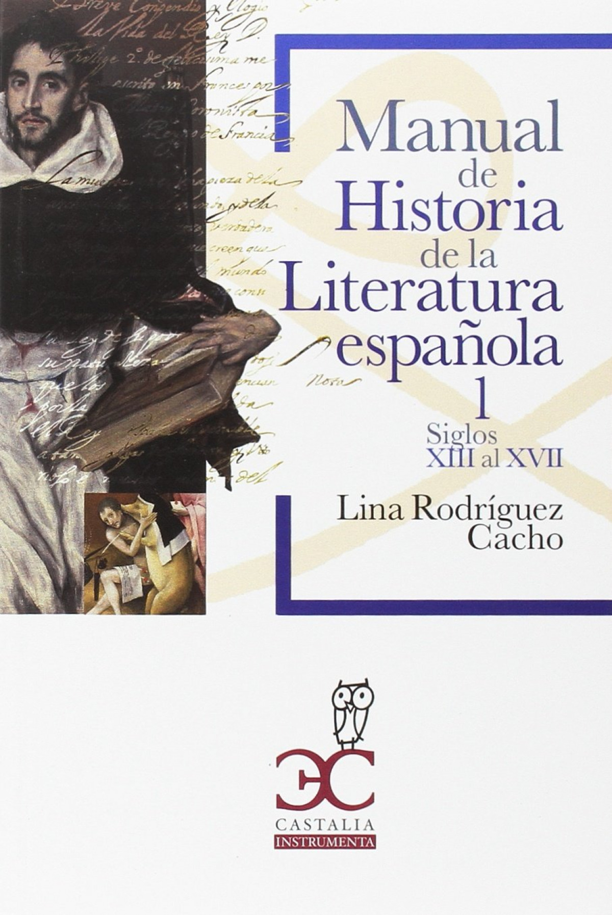 MANUAL HISTORIA LITERATURA ESPAÑOLA VOL I