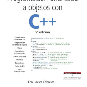 PROGRAMACIÓN ORIENTADA A OBJETOS CON C++