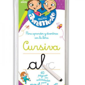 MINI ABREMENTE CURSIVA PARA ESCRIBIR Y BORRAR