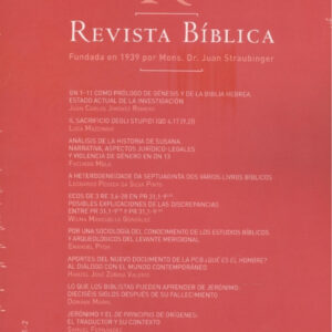 REVISTA BIBLICA 2021/1-2-AÑO 83
