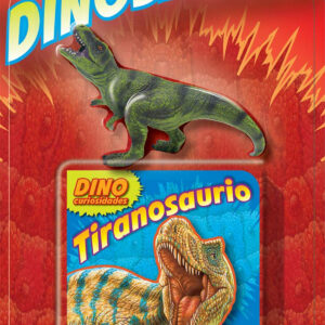 TIRANOSAURIO LIBRO DE CARTON Y FIGURA DINOSAURIO