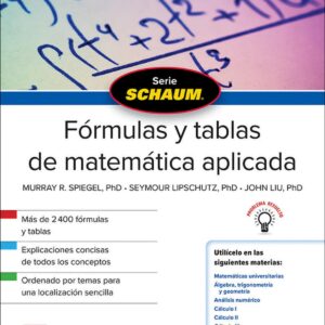 SCHAUM FORMULAS Y TABLAS DE MATEMATICA APLICADA