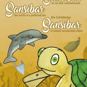 La tortuga Sansibar en un mar contaminado