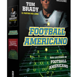 Estuche Football Americano (Más lecciones de football americano / Tom Brady. El partido más largo)
