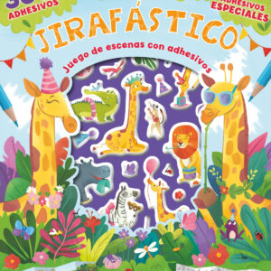 JUEGO ESCENAS CON ADHESIVOS JIRAFASTICO