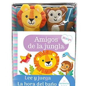 LIBRO BAÑO AMIGOS DE JUNGLA LEE Y JUEGA