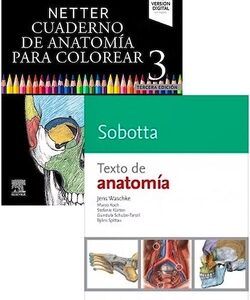 PACK CUADERNO ANATOMIA COLOREAR 3ª ED TEXTO ANATOMIA