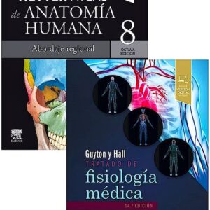 PACK TRATADO DE FISIOLOGIA MEDICA 14 ED ATLAS ANATOMIA HUMA