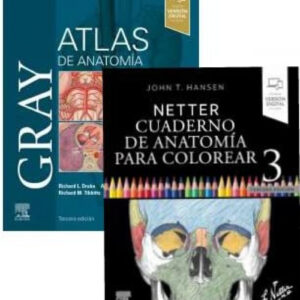 PACK ATLAS ANATOMIA 3ª ED CUADERNO ANATOMIA COLOREAR 3ª ED