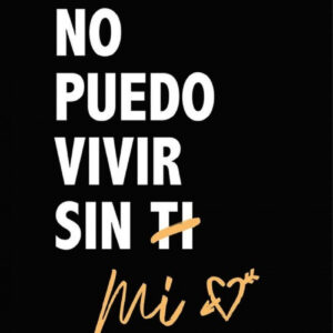 No puedo vivir sin mi
