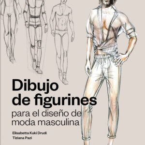 DIBUJO DE FIGURINES PARA EL DISEÑO DE MODA MASCULINA
