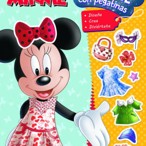Minnie. Vísteme con pegatinas