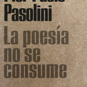 La poesía no se consume