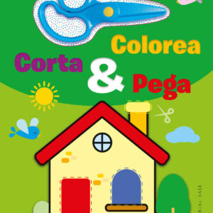 Colorea, corta y pega. En casa