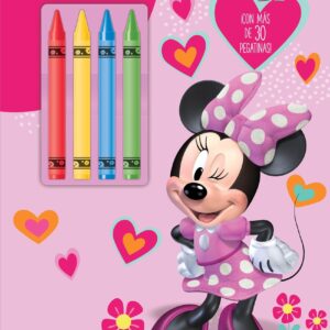 Minnie. Libro para colorear con ceras 2