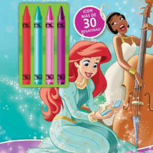 Princesas. Libro para colorear con ceras 2