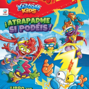 Libro de Stickers Superthings Kazoom Kids - España - ¡Atrapadme si podéis!