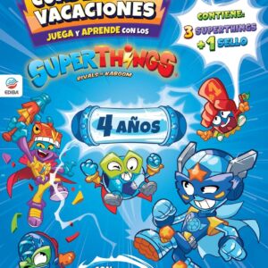 Cuaderno de Vacaciones juega y aprende Superthings Guardians of Kazoom para 4 añ