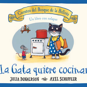 La gata quiere cocinar