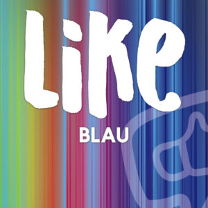 Like. Blau